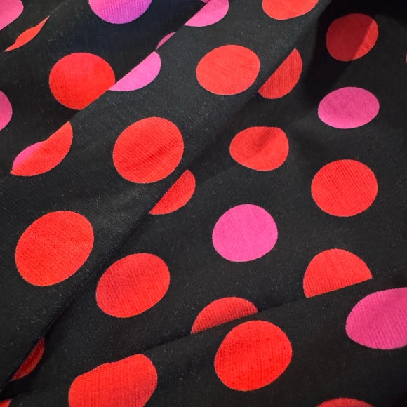 Diane Von Furstenberg Black and Pink Jumpsuit with Wrap V-Neck - Picture 6 of 6